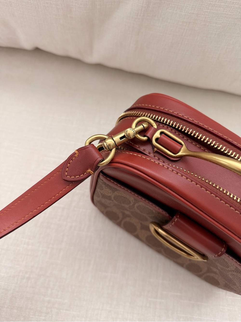 Coach Signature Canvas Crossbody - Picture 8 of 9